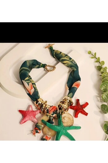 Enanice Fabric Necklace