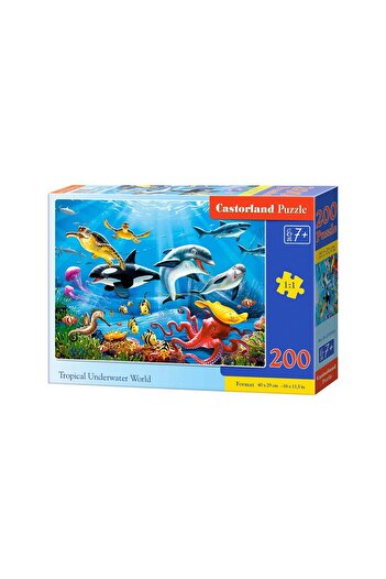 Castorland Puzzle - Tropical Underwater World, 200 piese