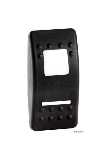OSCULATI Folding Cover Marina R with Non-Slip Surface, Semi-Rigid Polycarbonate, Black Polyurethane