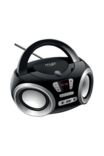 adler Radio CD FM, Adler, AD1181, 2x1.7W, Negru