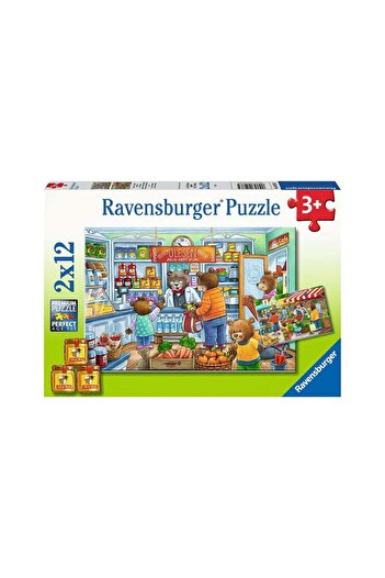 RAVENSBURGER Puzzle - Grocery Store, 2x12 pieces