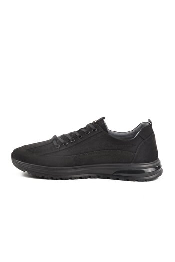 Pierre Cardin 432404 m Black Nubuck Genuine Leather Men's Casual Shoes