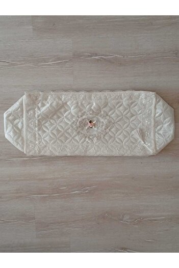 Butik 2'Lİ NİŞAN DAMAT GELİN BOHÇASI HİLAL KUMAŞ FRANSIZ MOTİFLİ PÜSKÜLLÜ ŞASE BOHÇA 20x30x60