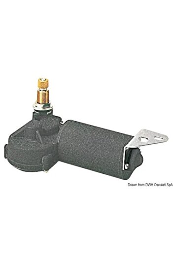 OSCULATI Windshield Wiper TMC 12/24V, Wall Mount, Stainless Steel, High Power