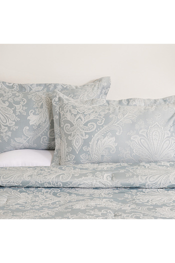 Boutique Blanche 3pcs super king jacquard comforter set, in grey 250*260cm