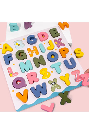OEM Puzzle educational din lemn pentru copii, matematicA, educativ, 25 piese, 14.5*14.5*8 cm