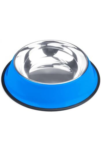 Dali Pet Feeding Bowl, Dali, Stainless Steel, Blue, 15x5cm