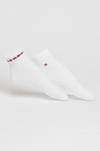Tommy Hilfiger , Set of Ankle Socks - 2 Pairs, White, Size 43-46