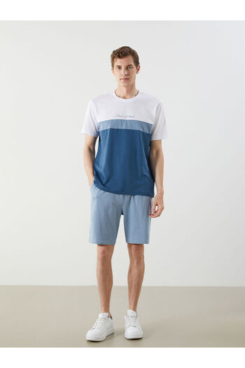 LC Waikiki Blue Standard Fit Men's Shorts