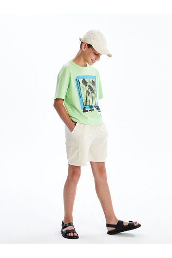 LC Waikiki Boys' Cargo Shorts with Elastic Waist