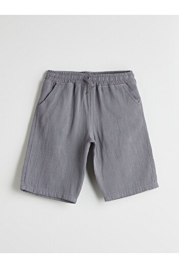 LC Waikiki Elastic Waist Muslin Boy's Shorts