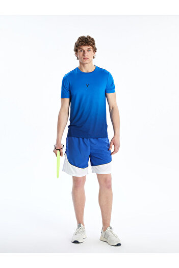 LC Waikiki Blue Comfortable Fit Men's Sports Shorts