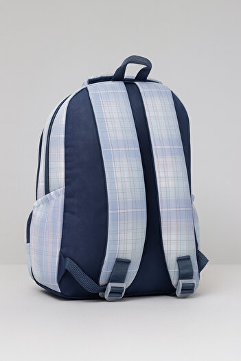 NEMO BAGS Темно-синій рюкзак у корейському стилі з малюнком, водостійкий шкільний рюкзак з ведмедиком, 40x28x18 см