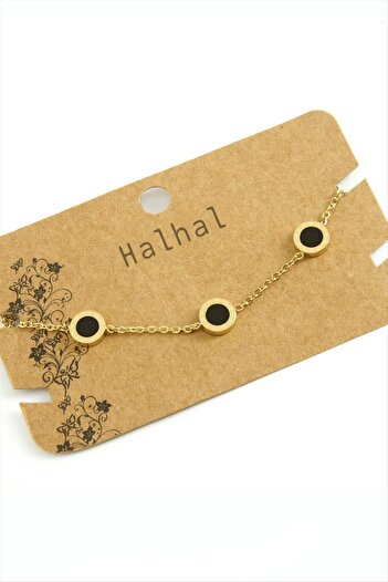 ZERO LAND Hn-Shop Luxury Steel Anklet-Yellow