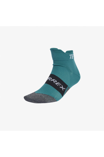adidas Terrex Heat.Rdy Trail Running Speed Ankle Length Unisex Green Running Socks