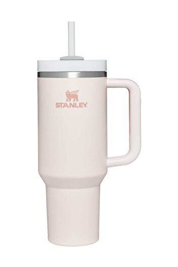 Generic Stanley Quencher H2.0 FlowState Tumbler 40oz – Soft Pink Insulated Travel Mug with Handle & Straw