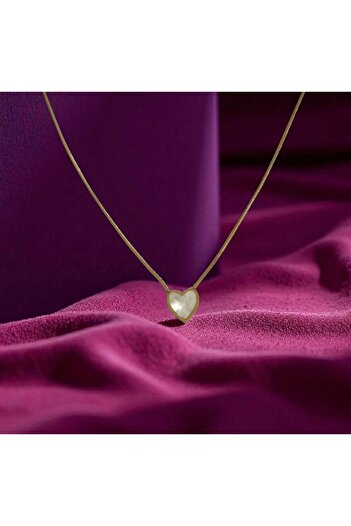 AKSESUARIM Women's Heart Steel Necklace