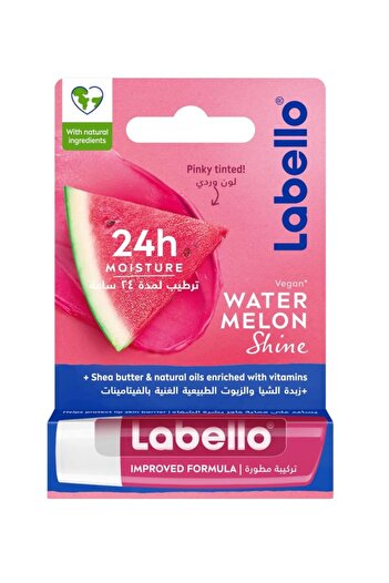LABELLO Labello Watermelon Lip Balm with Pink Gloss 4.8g