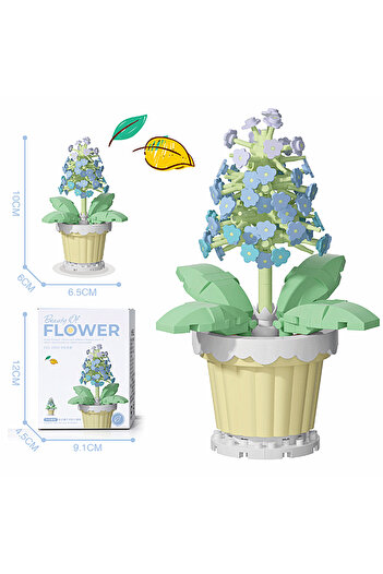Choice8 No box 7220 Creative Building Block Bouquet, Eternal Flower Plant Potted Gift, Rose Sunflower Potted