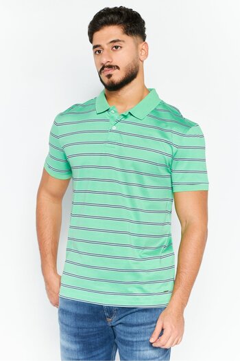 Levi's Redloop by Levis Men Regular Fit Short Sleeve Stripe Polo Shirt, Multicolor