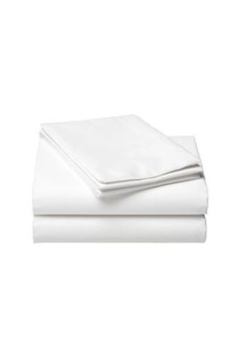 Ralex Bed Sheet Percale Polycotton 160 x 240 cm White
