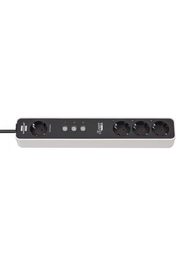 Brennenstuhl Smart Connect Ecolor WIFI extension cord, 1.5m, 4 sockets, 3 channels, Alexa, Google