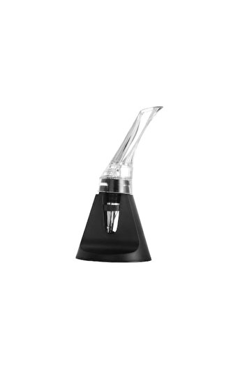 OEM Aerator cu Turnator de Vin 2in1, Decantare, Anti-Picurare, Fara Scurgere, 18x10x8cm, Negru