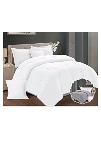 smart home Double-sided comforter set, 6-piece bedspread set, 100% microfiber filling bedspread, 230x250cm