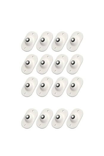 Dali Set 16 glisoare cu bila de rulment, autocolante, din plastic, pentru mutat piese mici de mobilier, r