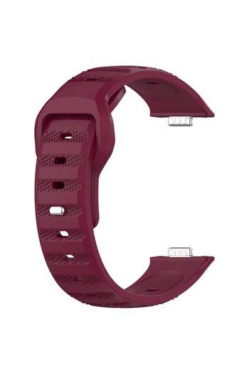Danex Curea compatibila cu Huawei Watch Fit 3, C12, Silicon Flex, Bordeaux