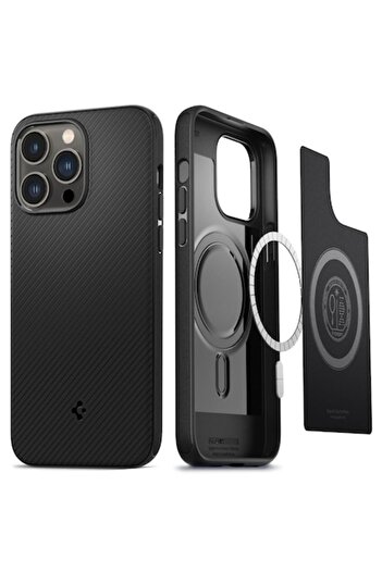 FILL Phone Case Compatible with iPhone 14 Pro Max, Anti-Scratches, X968, Matte Pitch Black