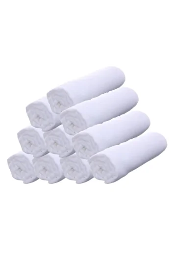 Total Pro Beauty Set 10 Prosoape Baie Bumbac Albe 30 x 50 cm, 450 g