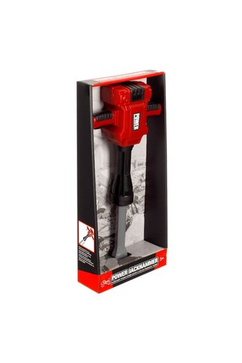 OEM Toy Pneumatic Hammer, Power Jackhammer, Sound and Motion, Red, 3+ Years