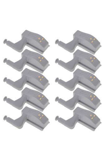 Mercaton Set 10 Hinges for Furniture with LED Lighting, 7.5 x 4 x 2 cm