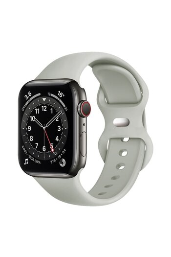 SOL Watch Strap for Apple Watch Series 1-10, SE, Ultra, 42/44/45/46/49mm, SOL, J41, Silicone, Titanium G