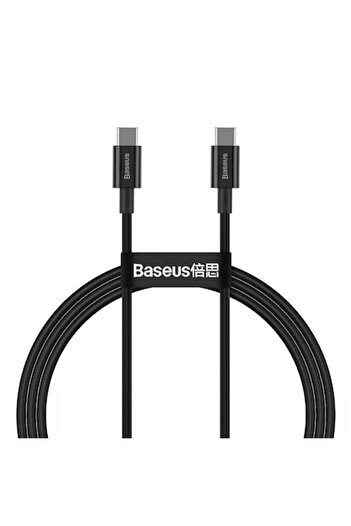 Baseus Superior Fast Charging USB Type-C to USB Type-C 100W Cable 1m Black