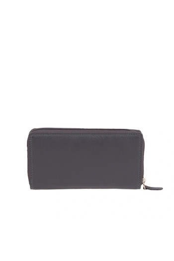 Generic Women's genuine leather wallet BG20354, Grigio