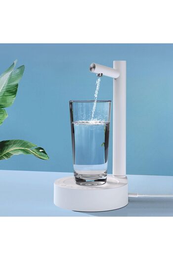 COOYA Desktop Water Dispenser for 5 Gallon,Portable Electric Water Pump,Rechargeable Countertop Water Pump