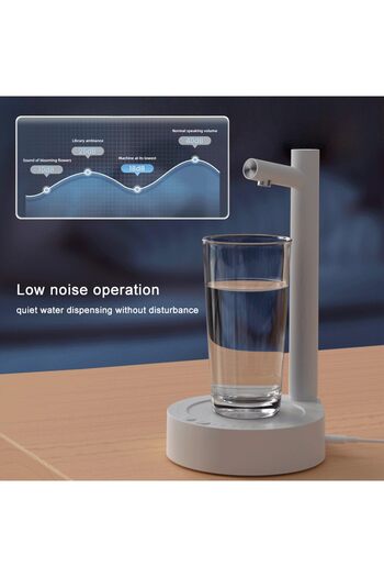 COOYA Desktop Water Dispenser for 5 Gallon,Portable Electric Water Pump,Rechargeable Countertop Water Pump