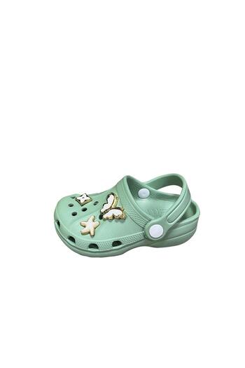Apella Girl's Stoned Closed-Front Slippers