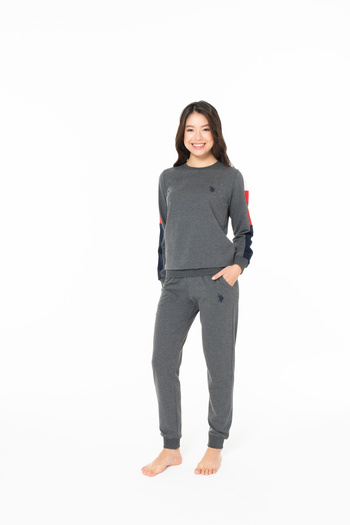 U.S. Polo Assn. U.S. Polo Assn. Women's Anthracite Melange Home Wear