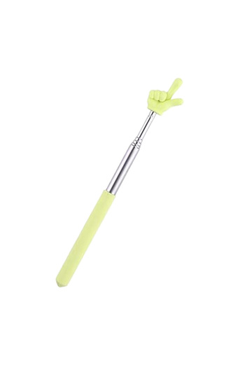 Choice Yellow 1pc Finger Shape Mini Pointer Stick 21~68cm Retractable Office and Educational Supplies Teach