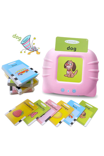sallma Montessori educational toy for children, English word learning device with word reader