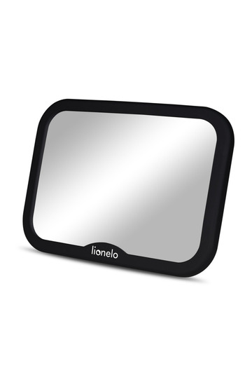 Lionelo_SP Oglinda auto retrovizoare, Lionelo, Sett, 25x18 cm, Rotire 360 grade, Universala, Black Carbon