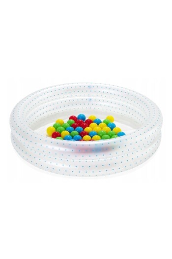 CLICK Inflatable Garden Pool with 50 Plastic Balls 91 X 20 Cm