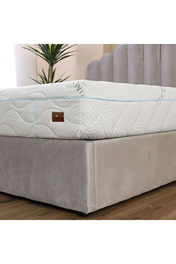 Danube Home Seaqual Gel Memory Foam Mattress 200 x 200 x 25 cm | Super King Bed Mattress | Medium Firm Feel