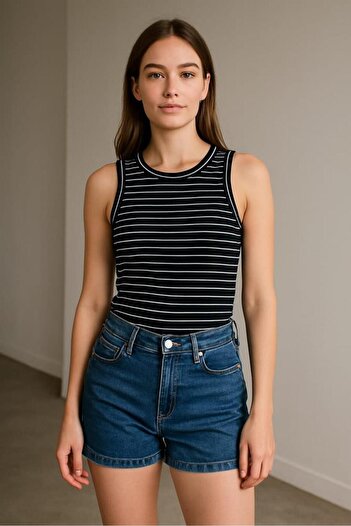 ONLY Similar Tril Tril Kumas Sleeveless Round Neck Body