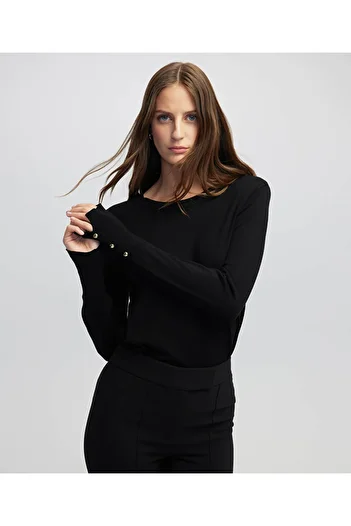 İpekyol Contrast Button Knitwear