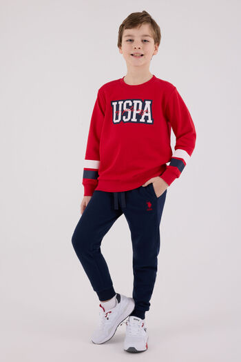 U.S. Polo Assn. U.S. Polo Assn Boys Red Tracksuit Set