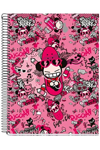 Rtc Caiet cu spira Pucca Enjoy Life, A4, matematica, 1